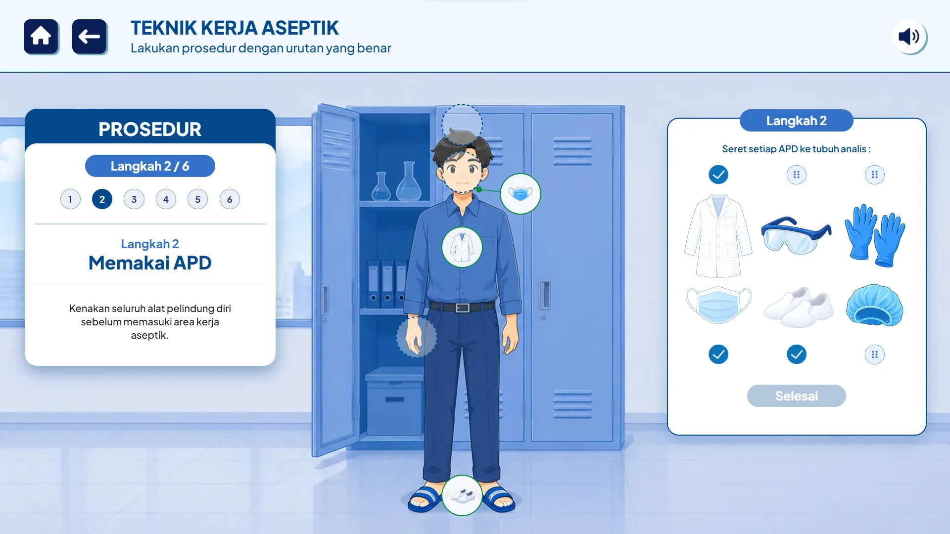 SteriLab, screenshot 3 of 6